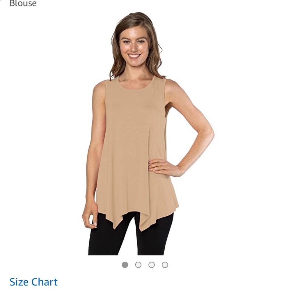 Taupe tank tunic